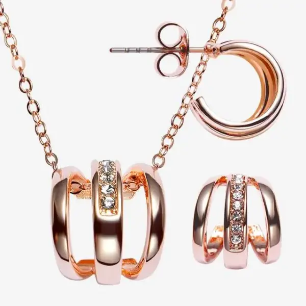 ست جواهرات کویل دار Crush اوریفلیم - oriflame Crush Coiled Jewellery Set - سرزمین زیبایی